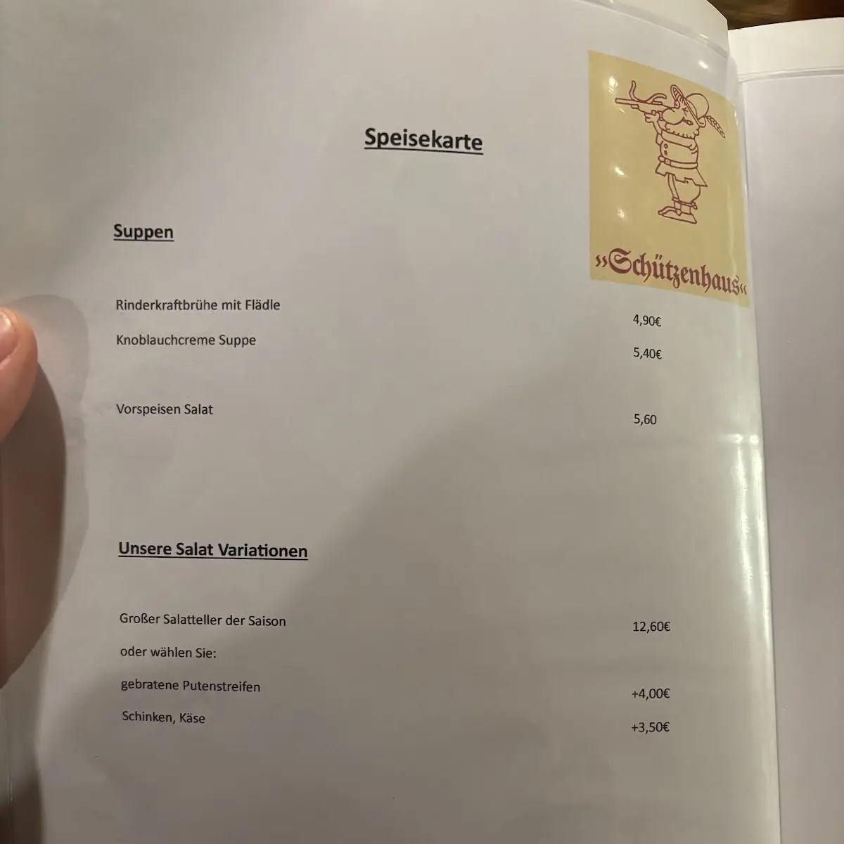 Speisekarte photo 4