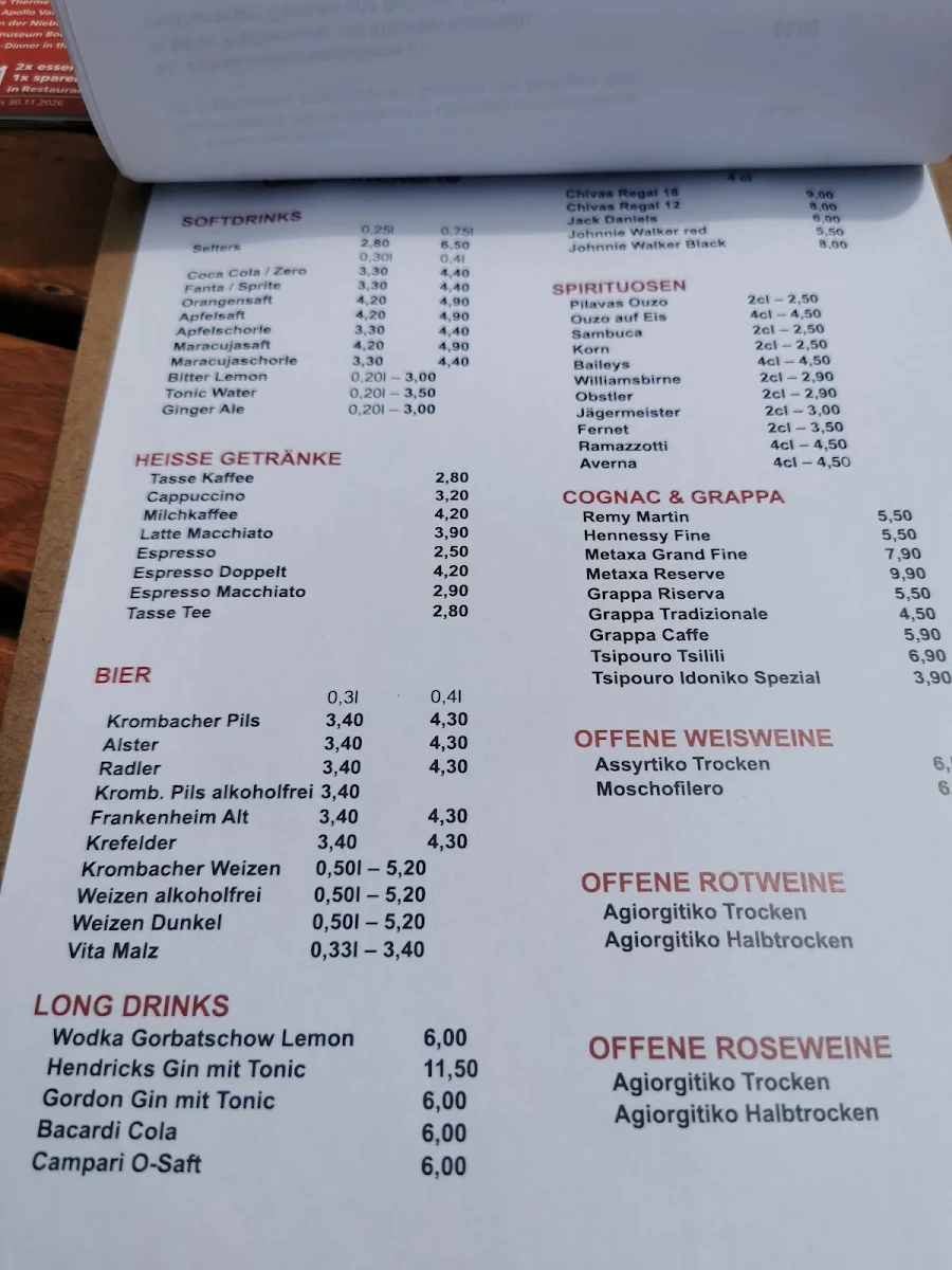 Speisekarte photo 2