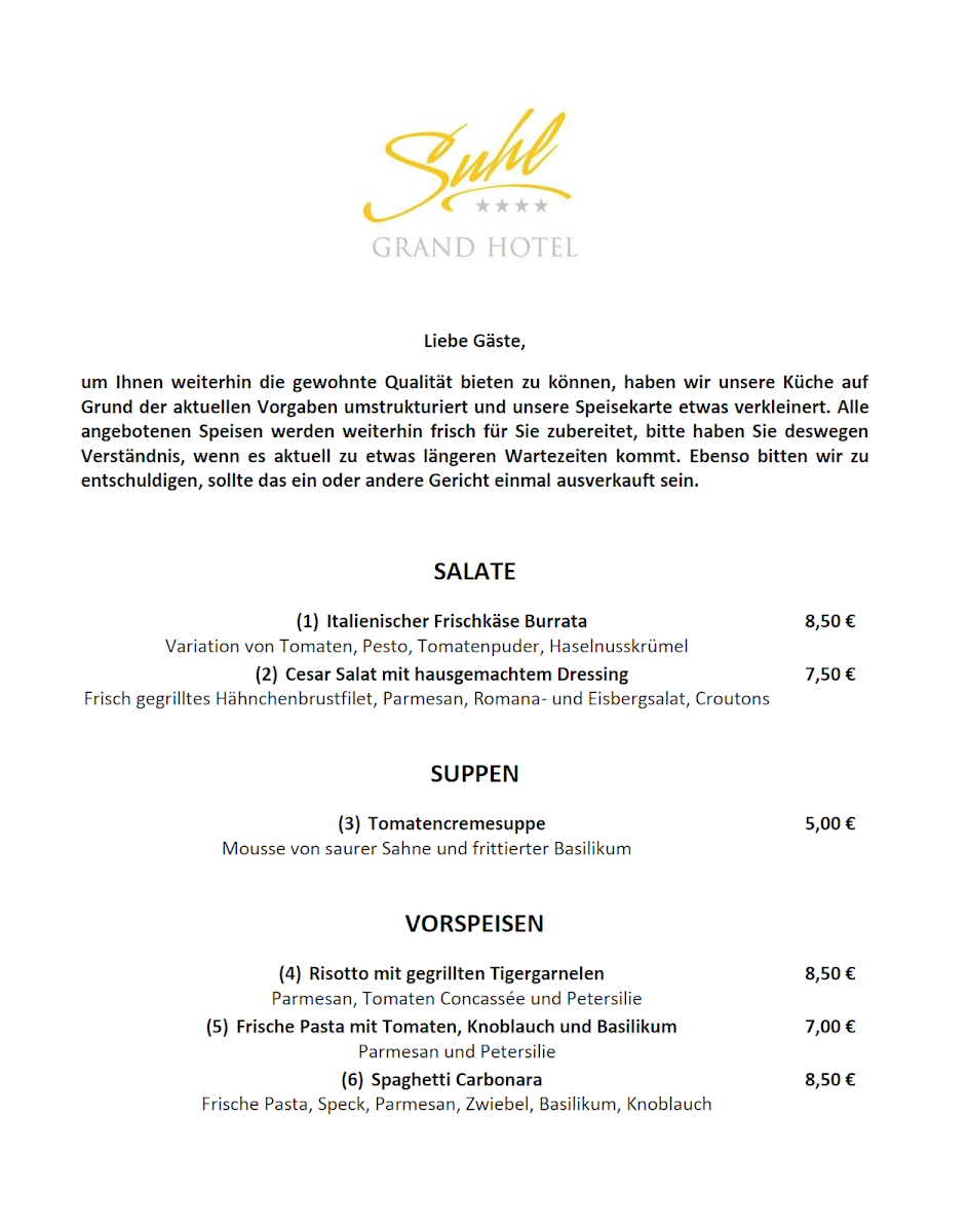 Speisekarte photo 3
