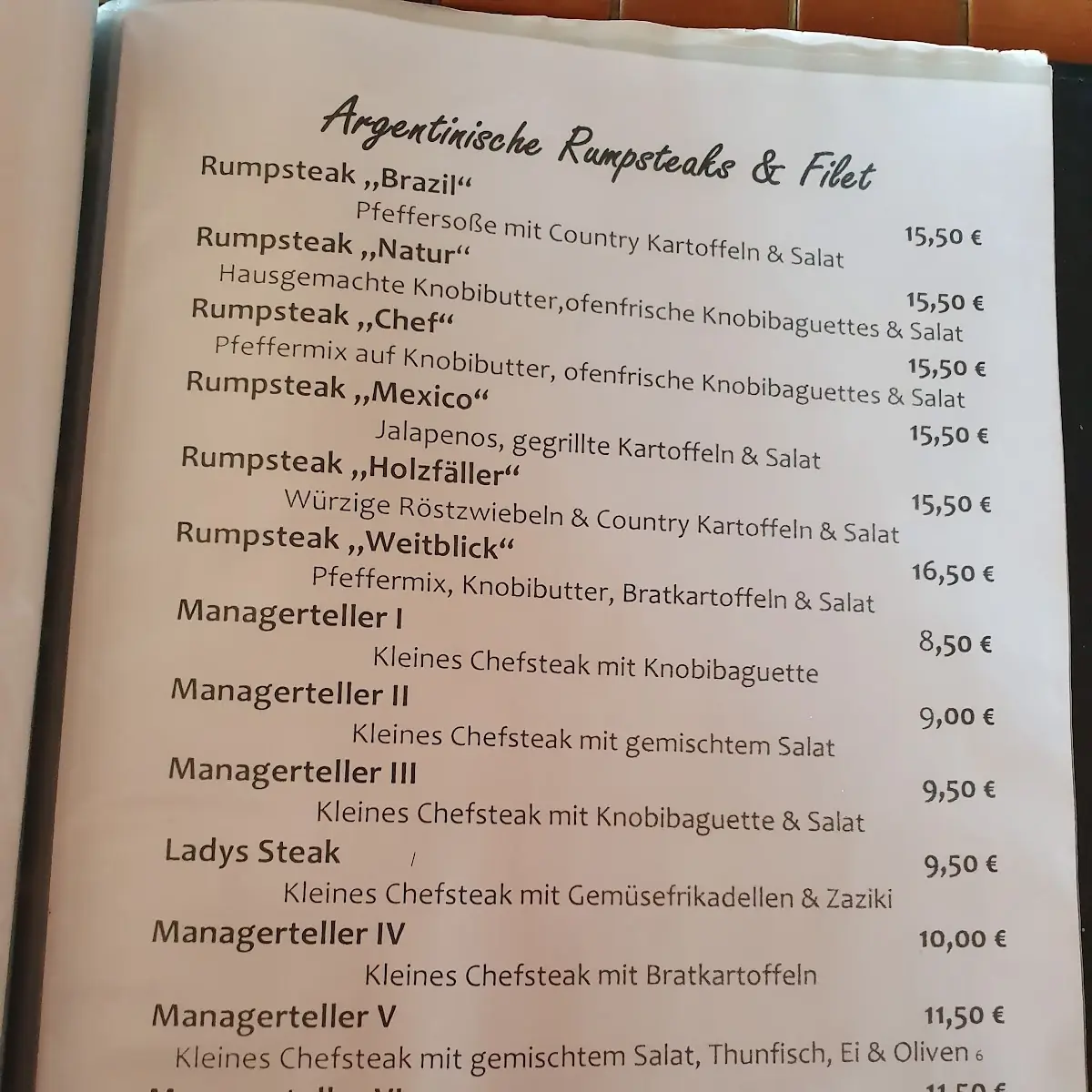 Speisekarte photo 6