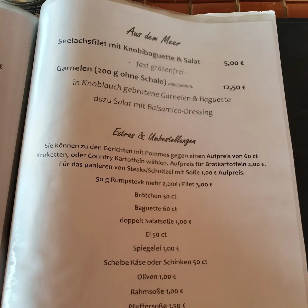 Speisekarte photo 8