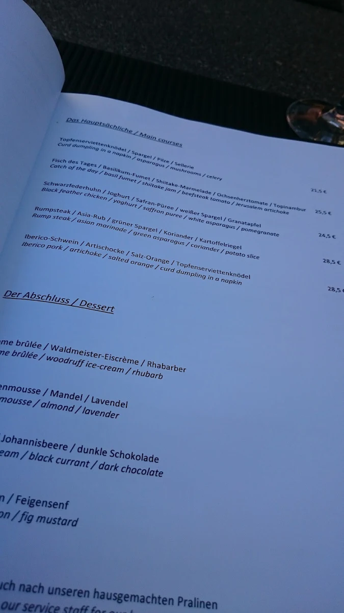 Speisekarte photo 1