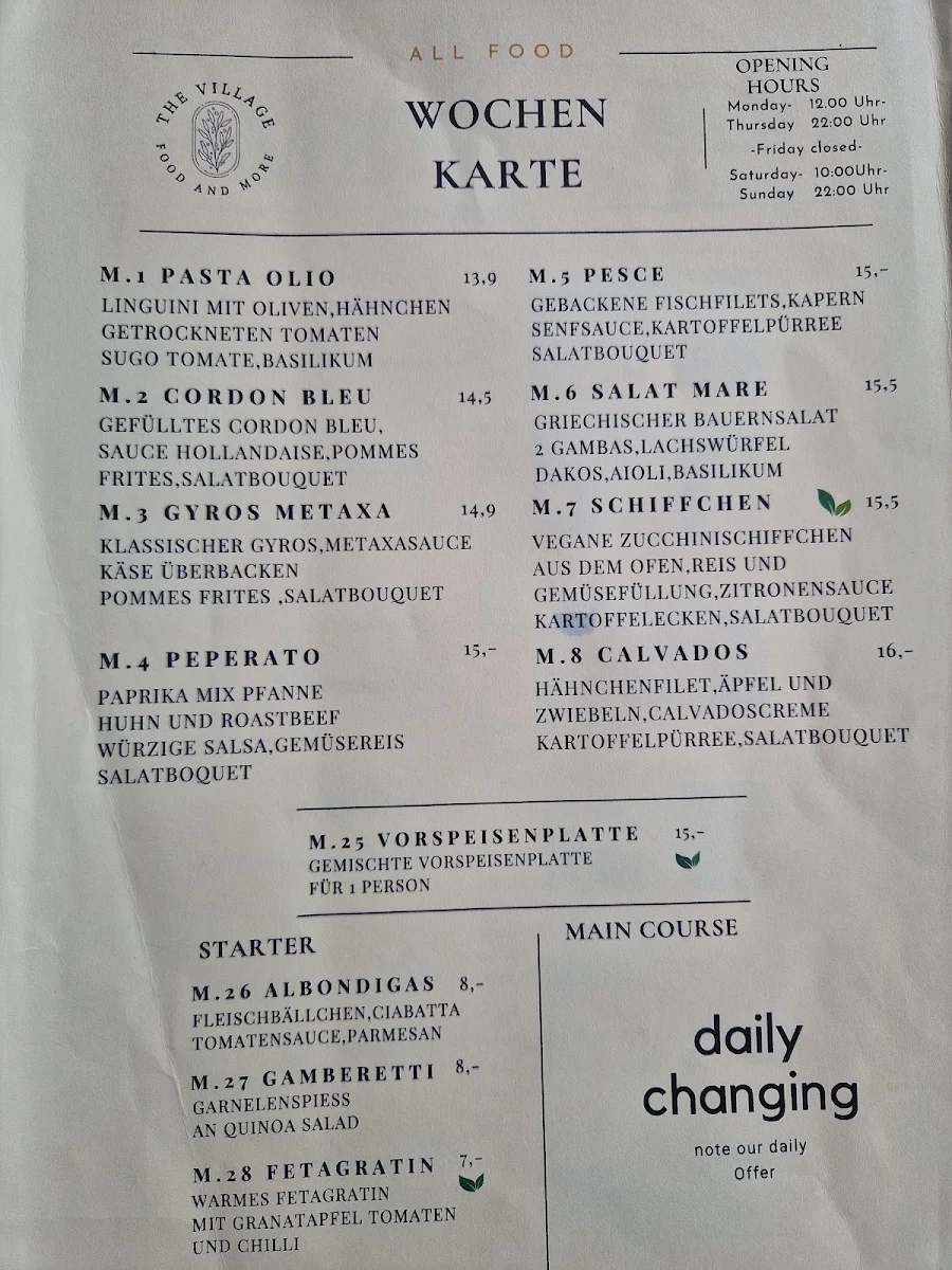 Speisekarte photo 1