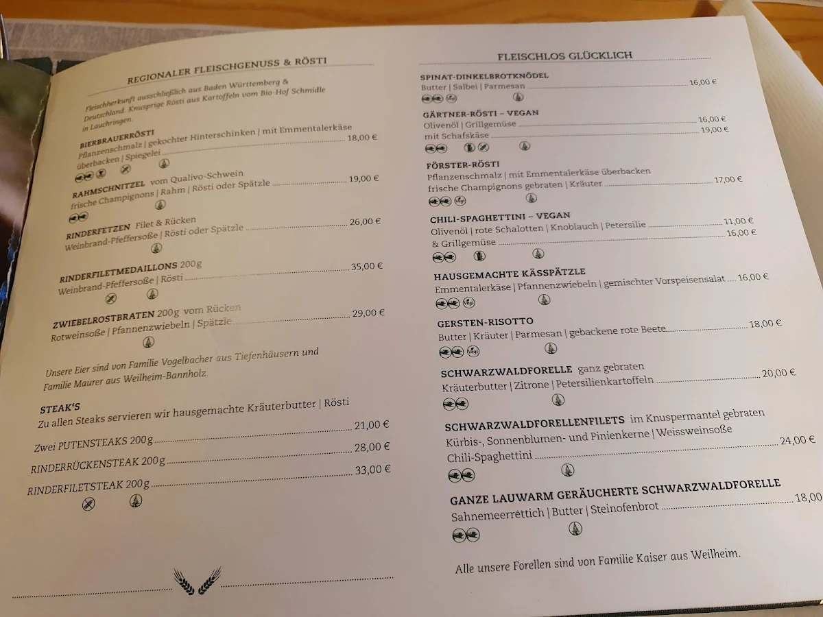 Speisekarte photo 3