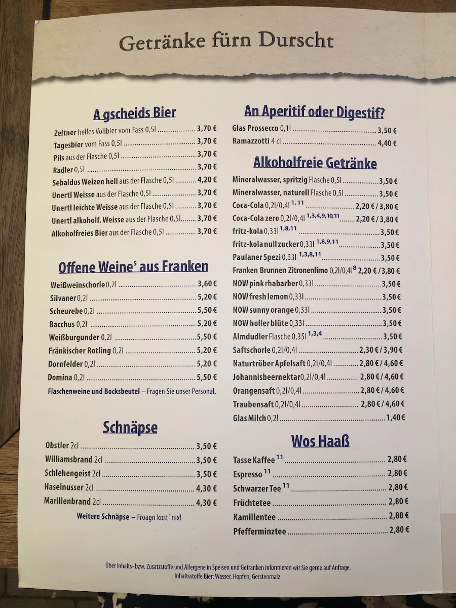 Speisekarte photo 8