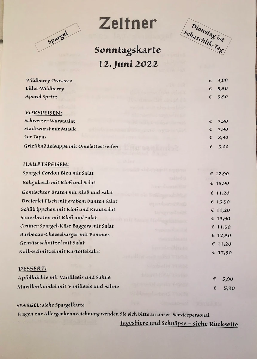 Speisekarte photo 9