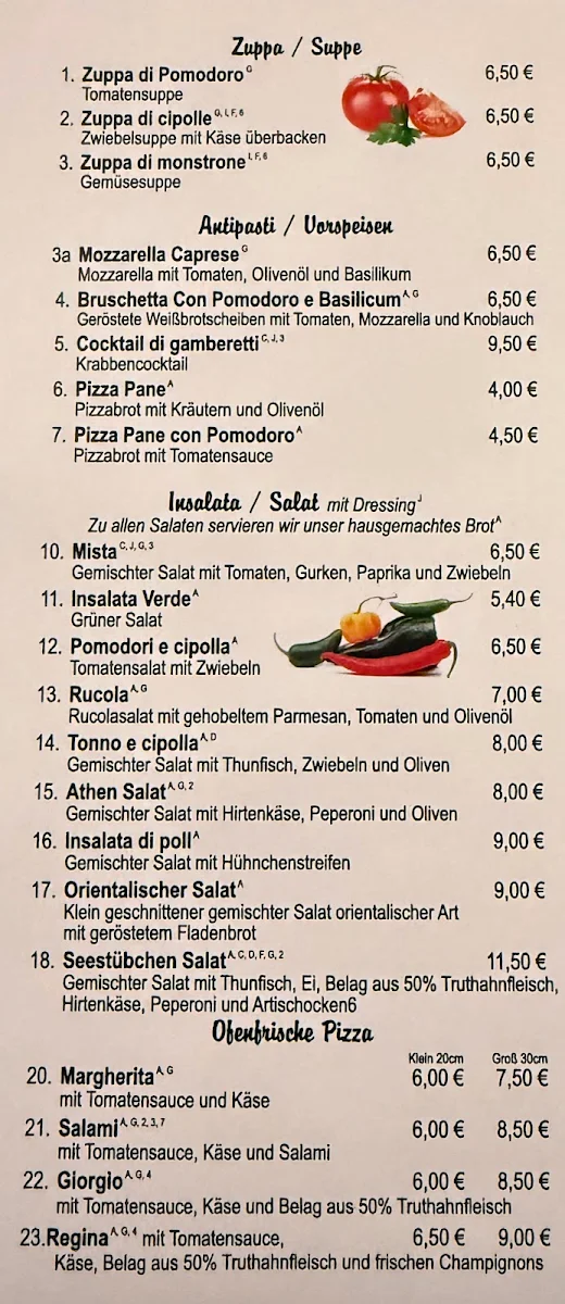 Speisekarte photo 1