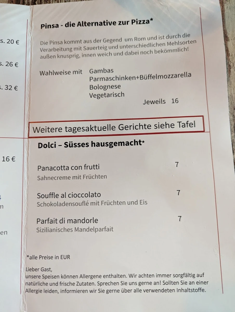 Speisekarte photo 4