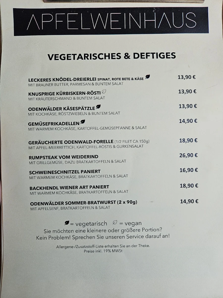 Speisekarte photo 1