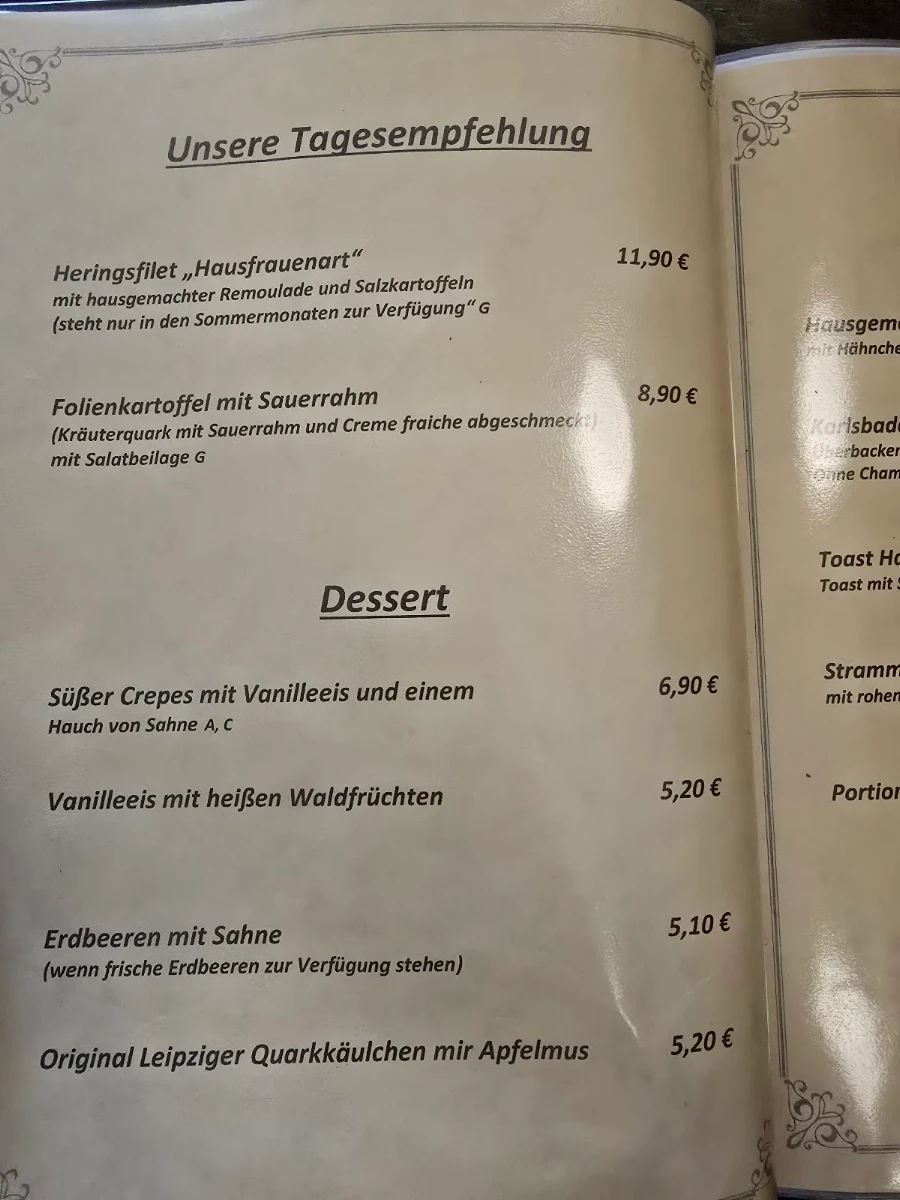 Speisekarte photo 2