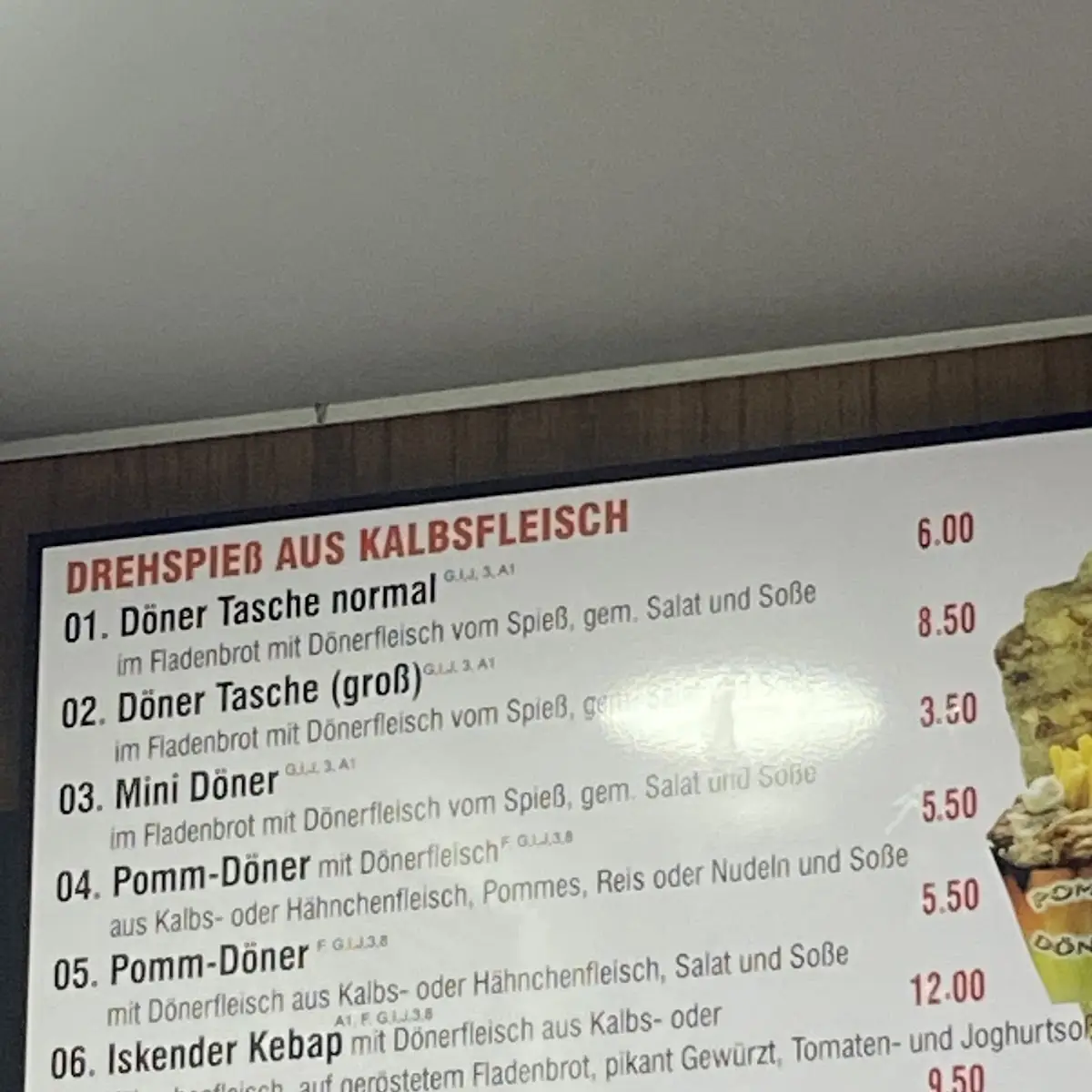 Speisekarte photo 6