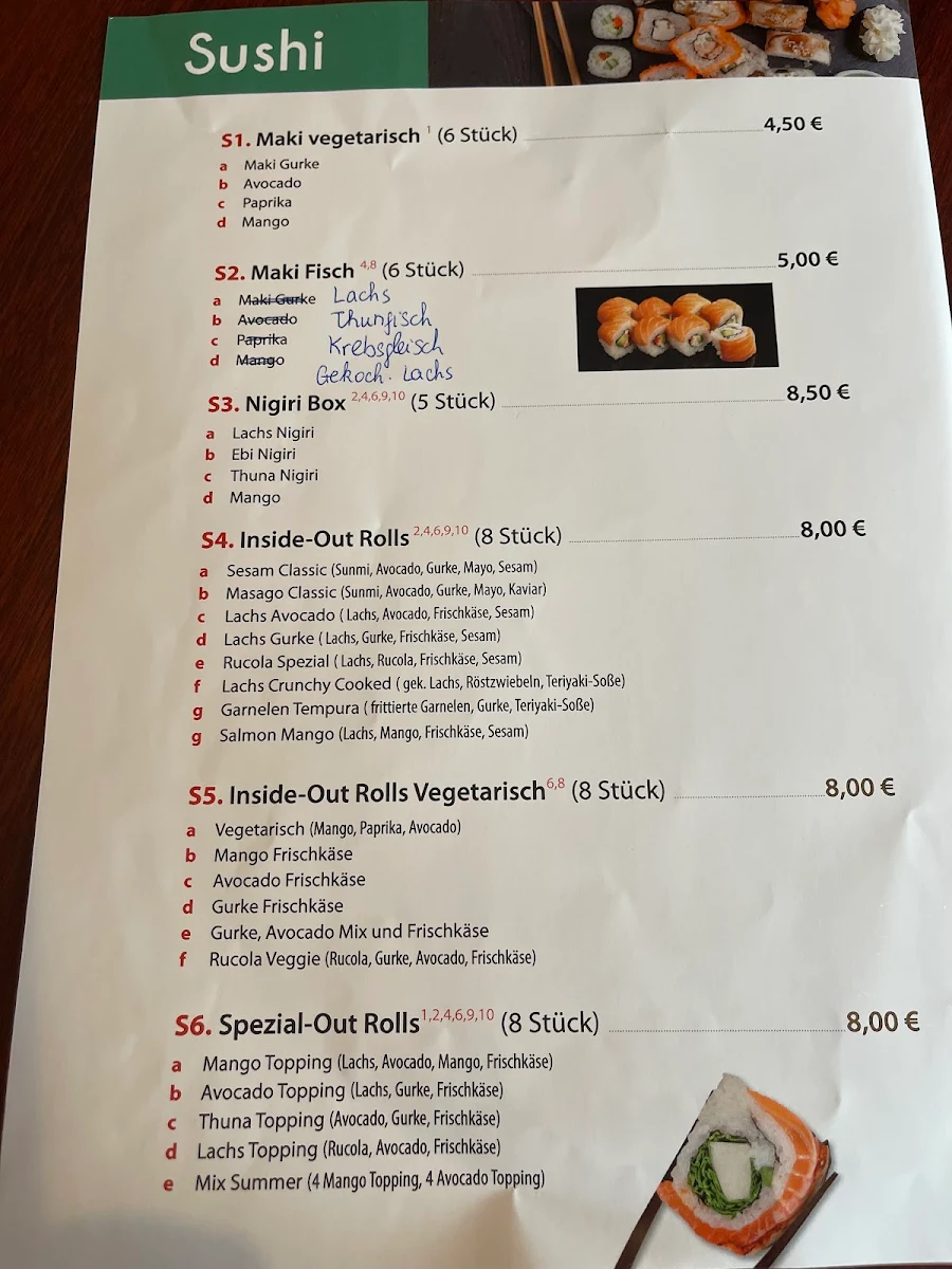 Speisekarte photo 2