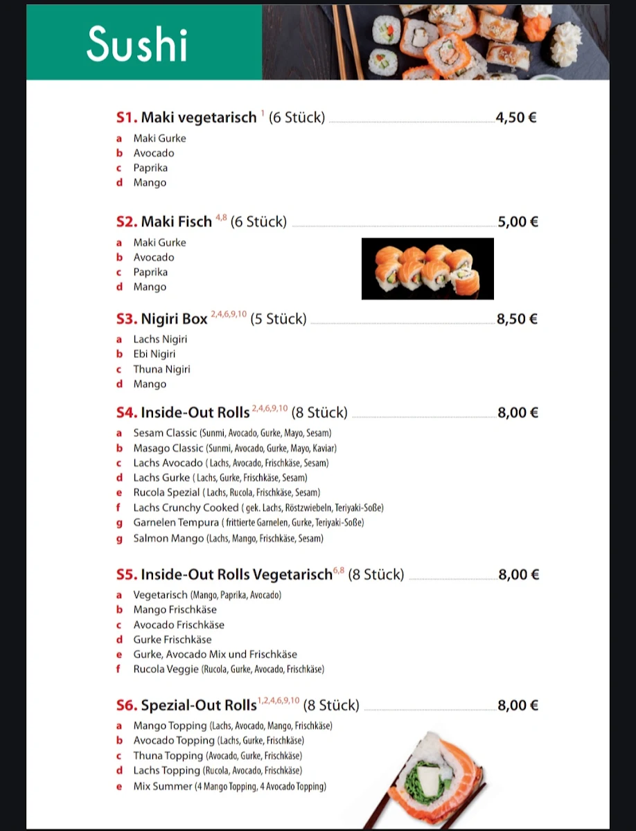 Speisekarte photo 8