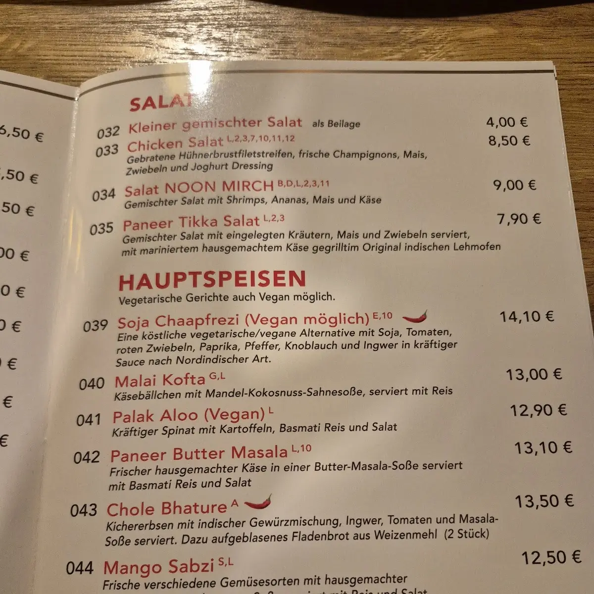 Speisekarte photo 3