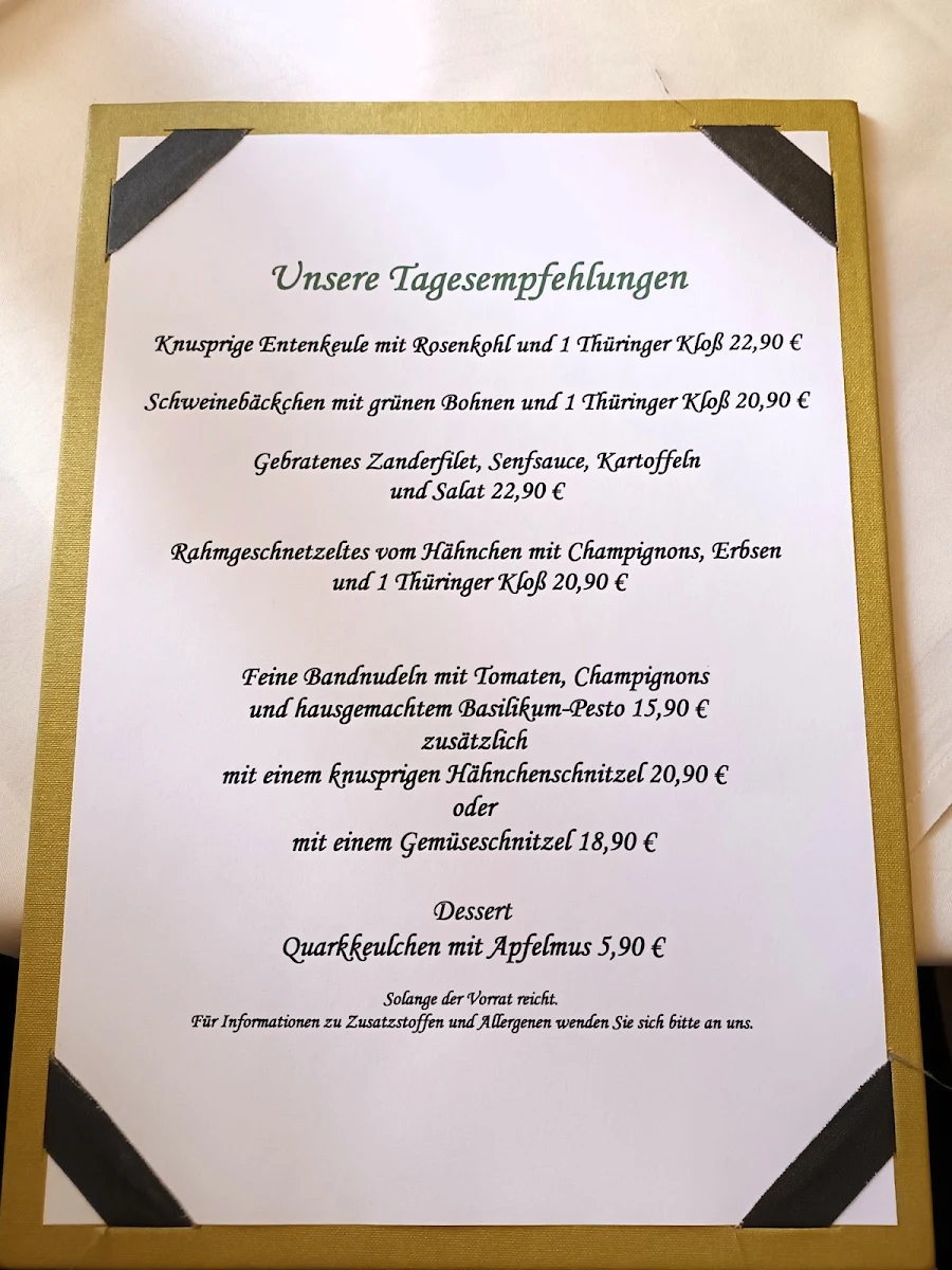 Speisekarte photo 3