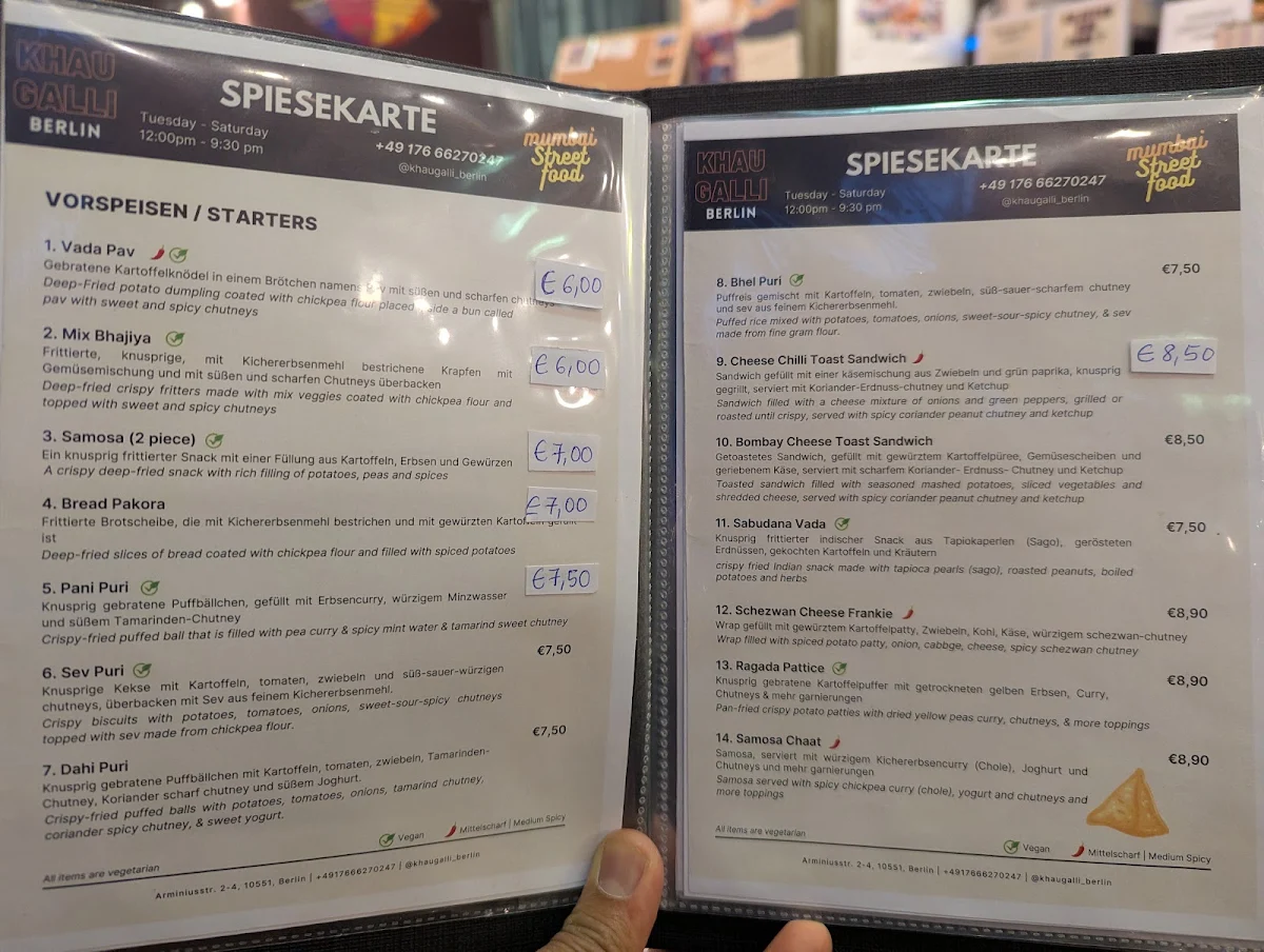 Speisekarte photo 3