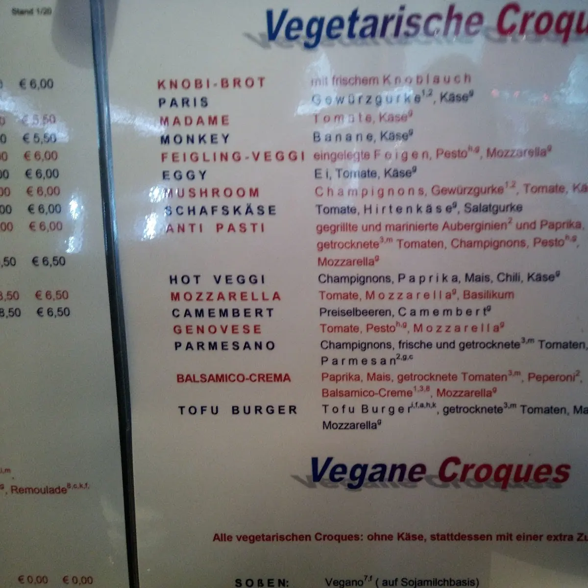 Speisekarte photo 8