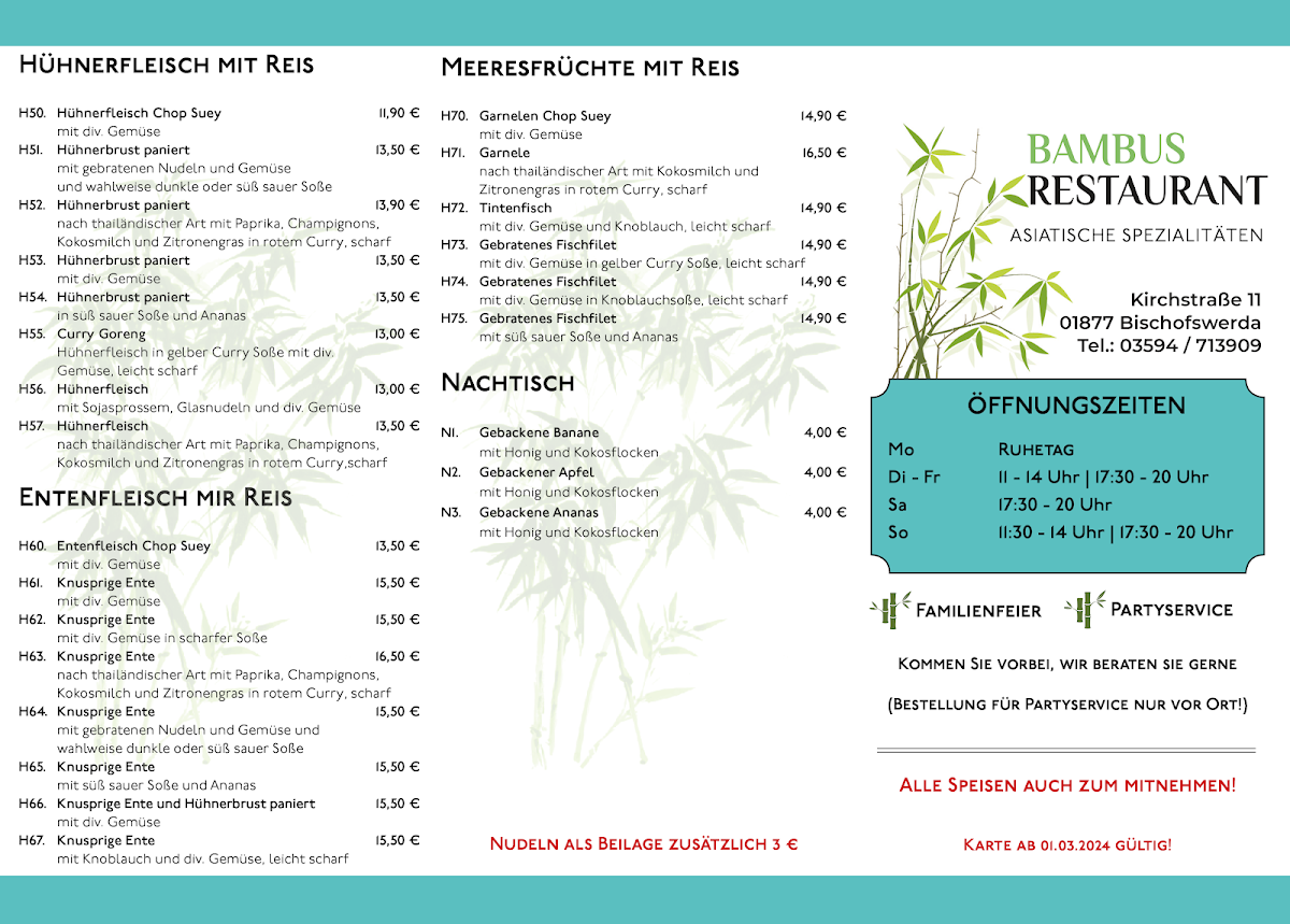 Speisekarte photo 3