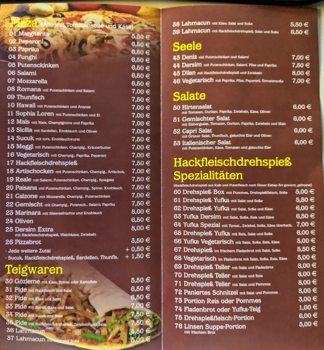 Speisekarte photo 10