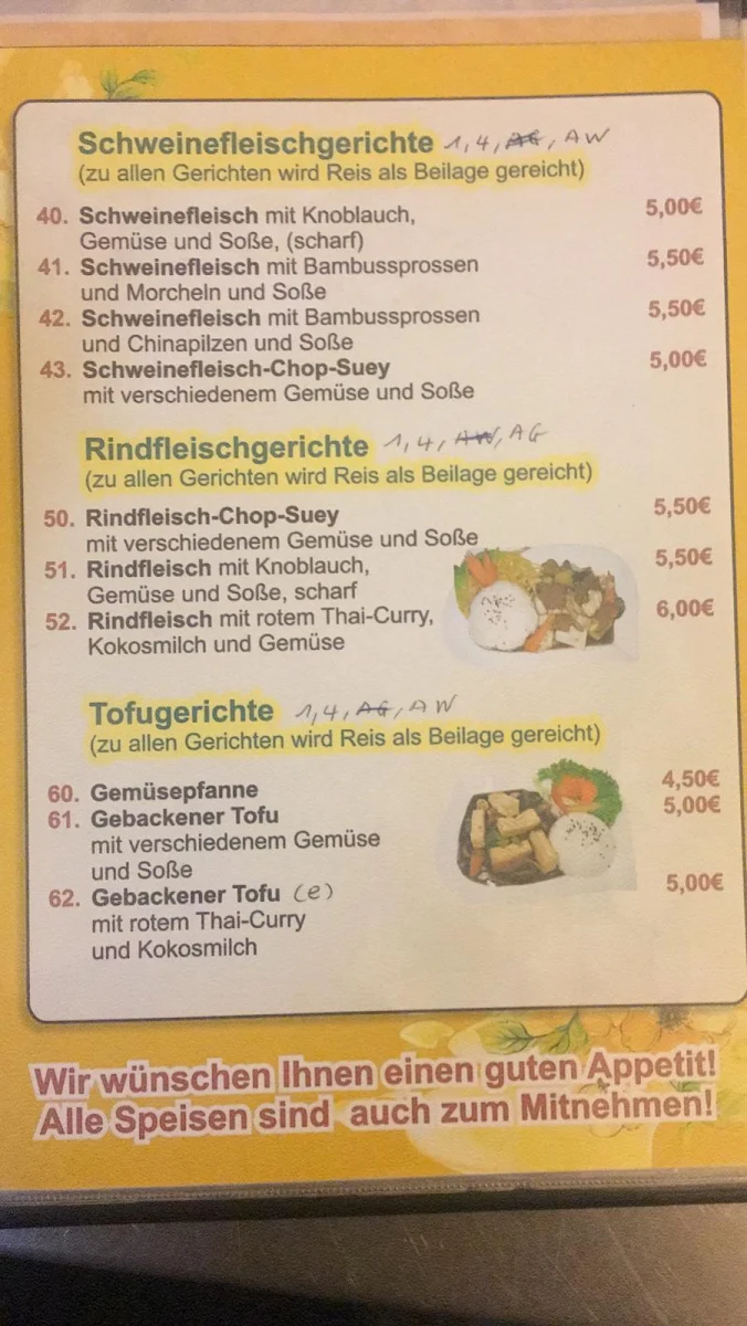 Speisekarte photo 3