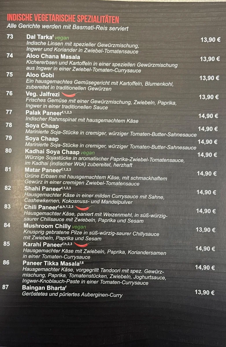 Speisekarte photo 5