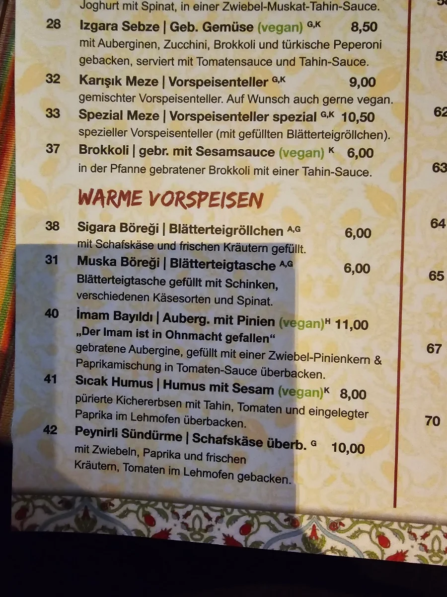 Speisekarte photo 4