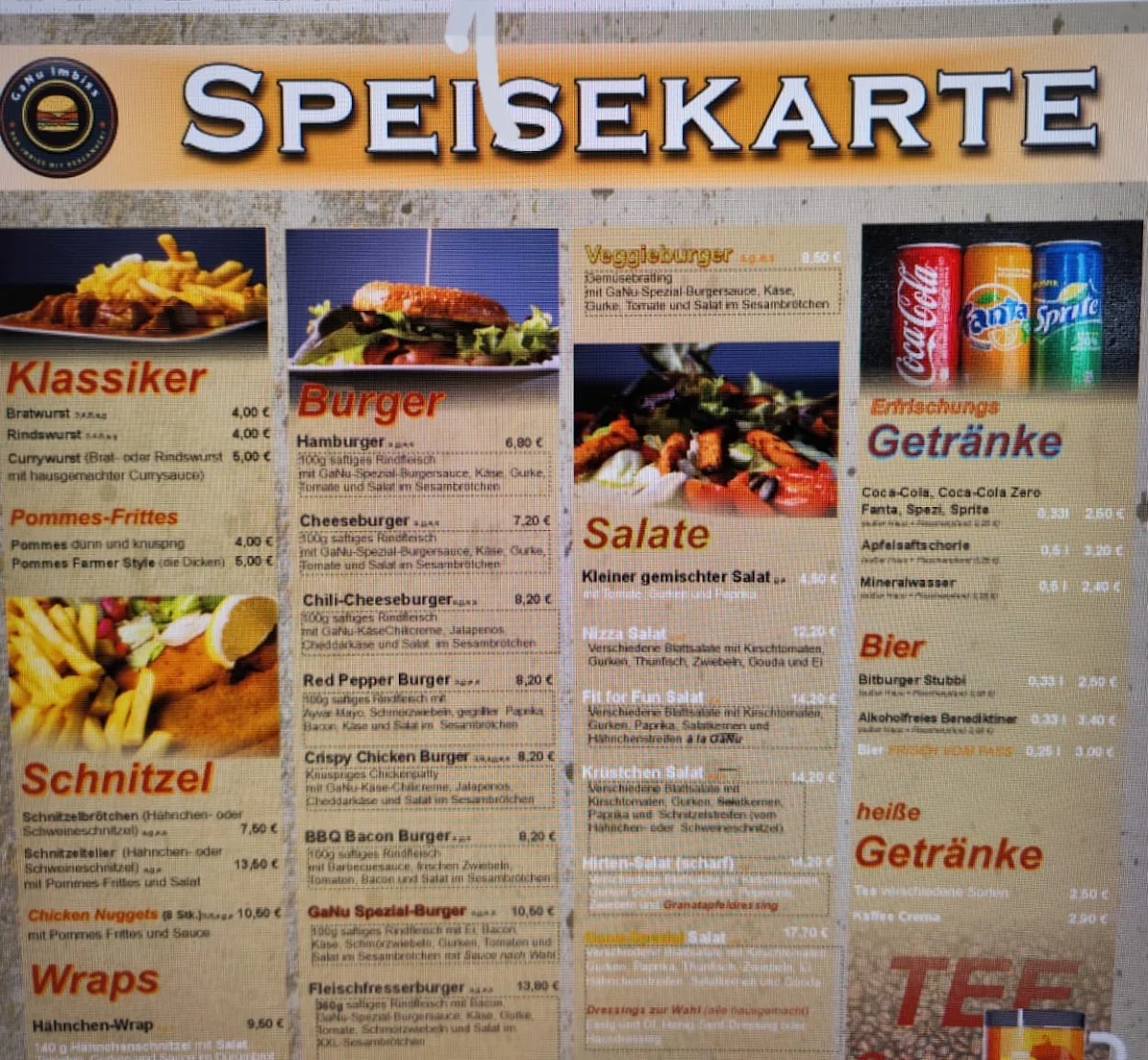 Speisekarte photo 2