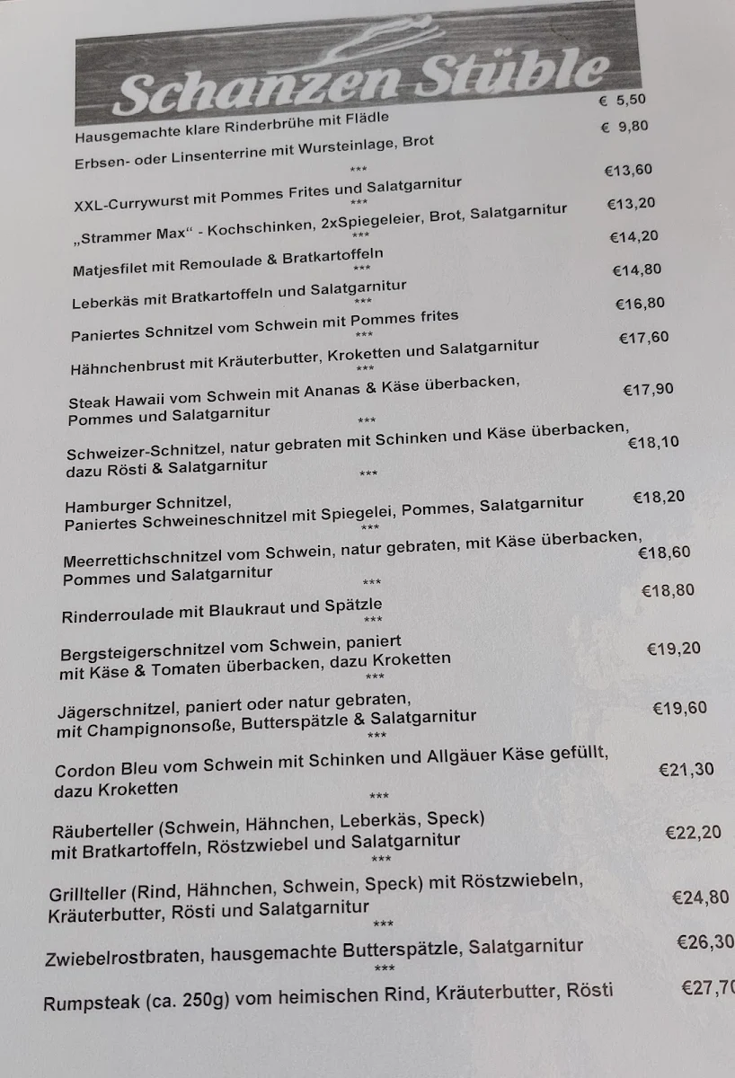 Speisekarte photo 2
