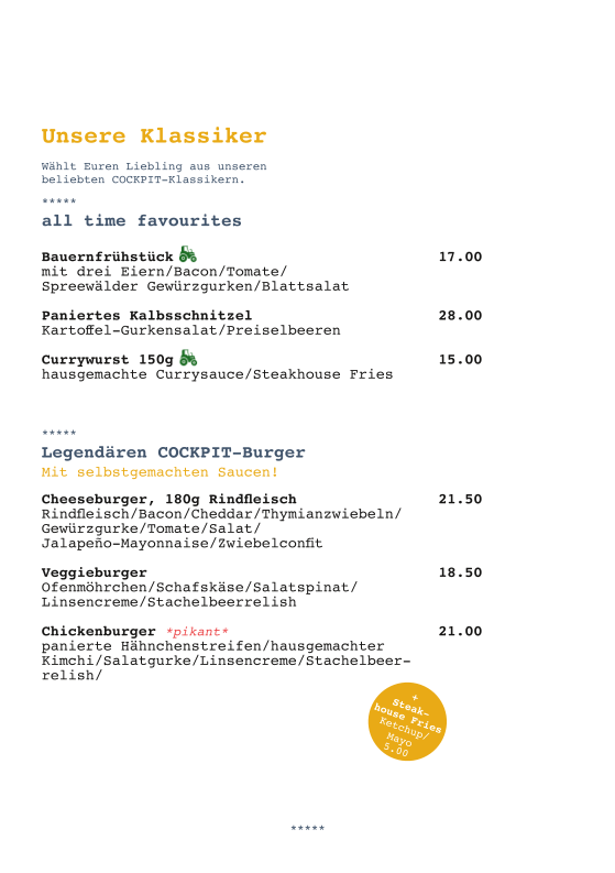 Speisekarte photo 4