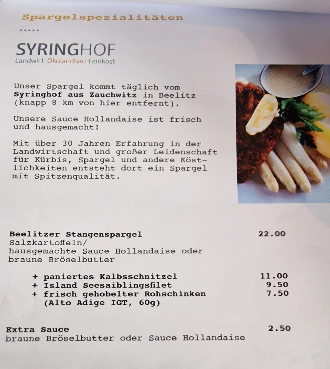 Speisekarte photo 9