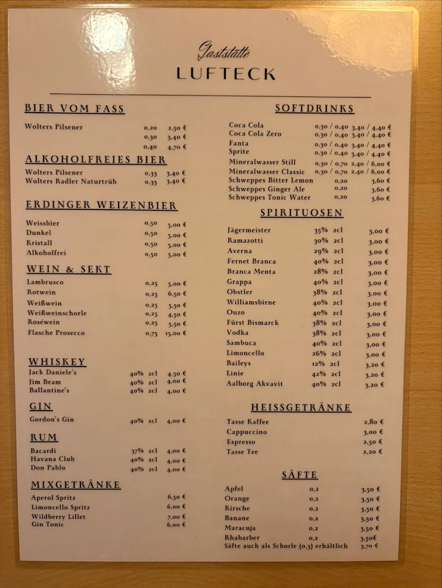 Speisekarte photo 2