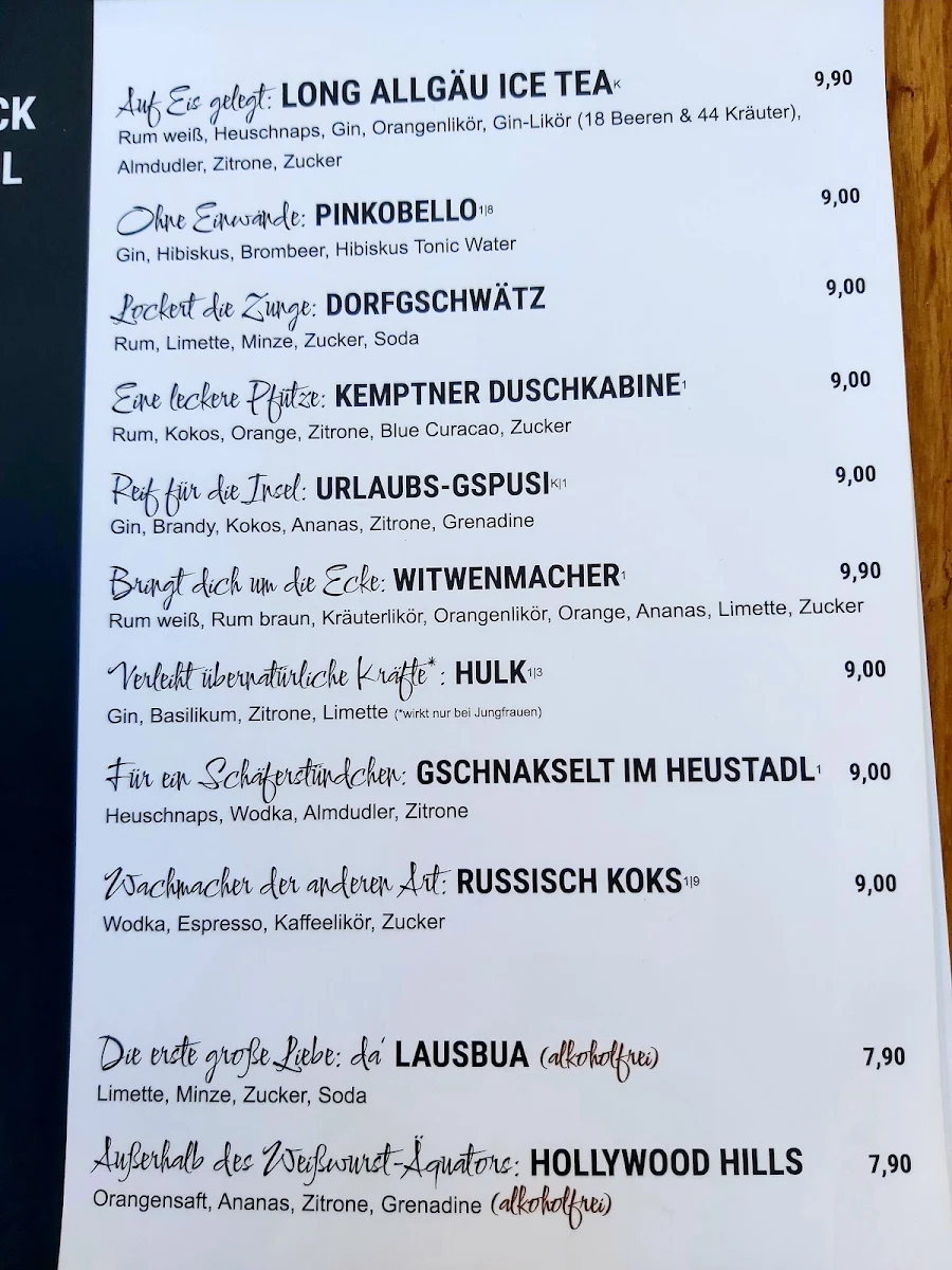 Speisekarte photo 1