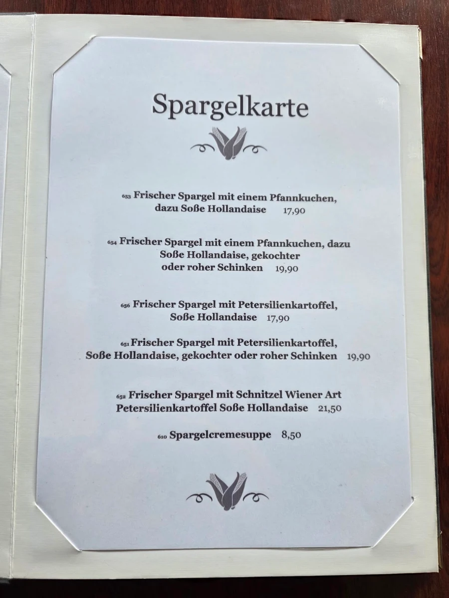 Speisekarte photo 1
