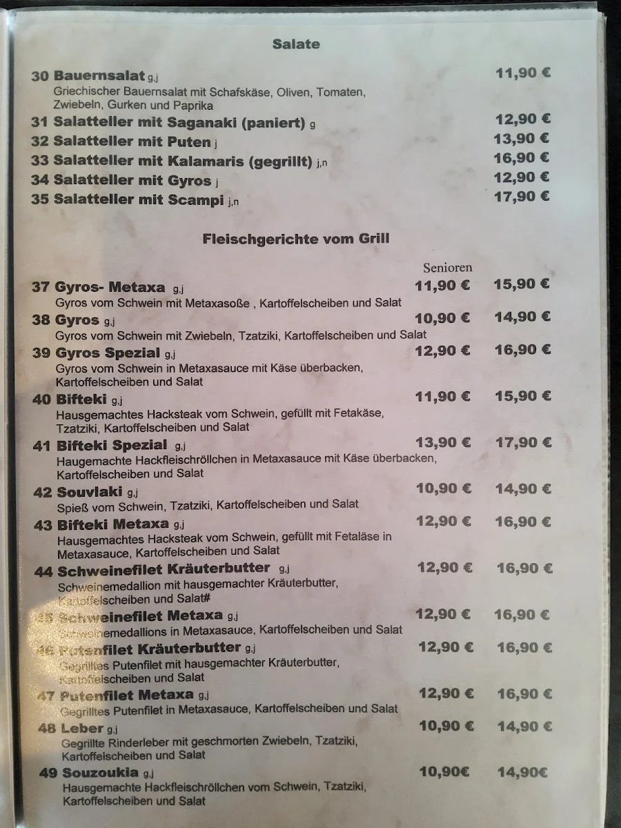 Speisekarte photo 2