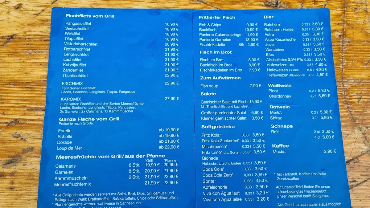 Speisekarte photo 8