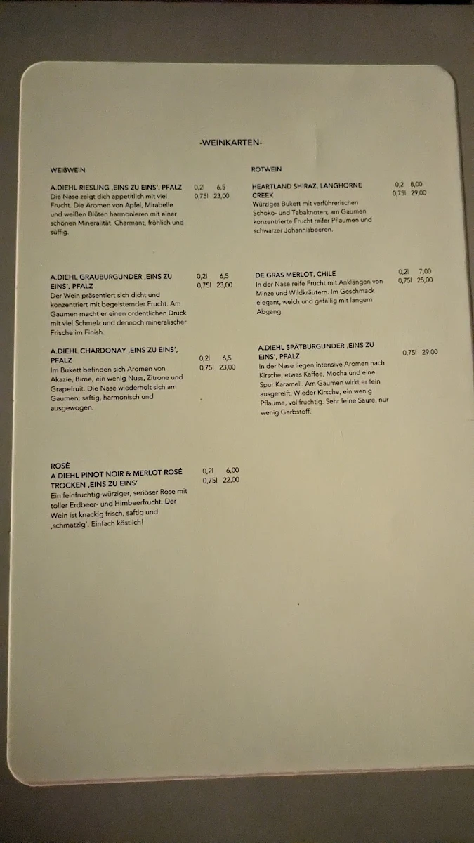 Speisekarte photo 2