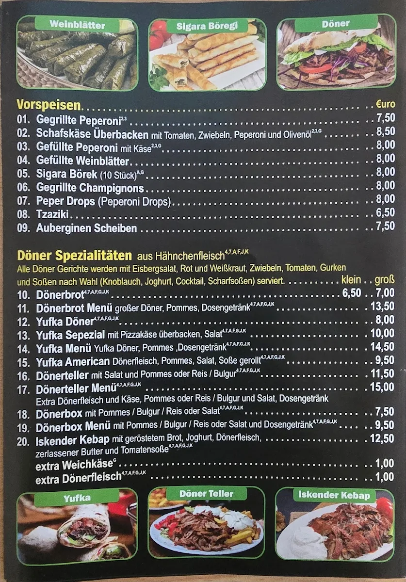Speisekarte photo 1