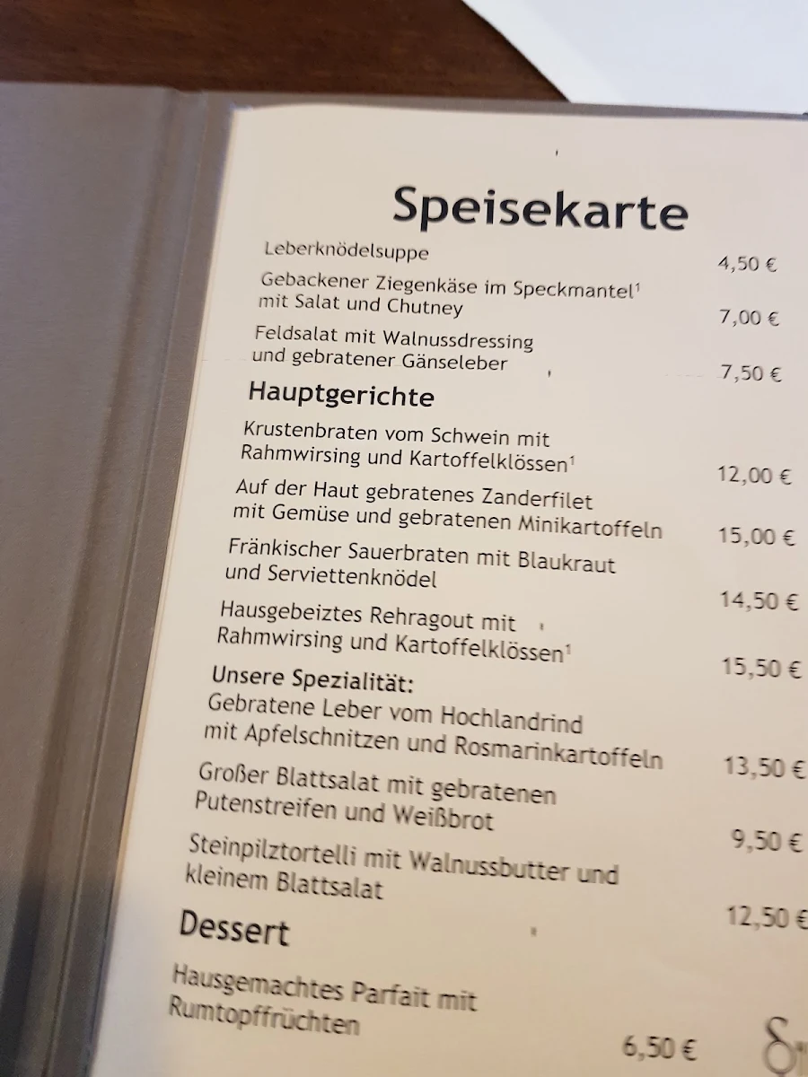 Speisekarte photo 1