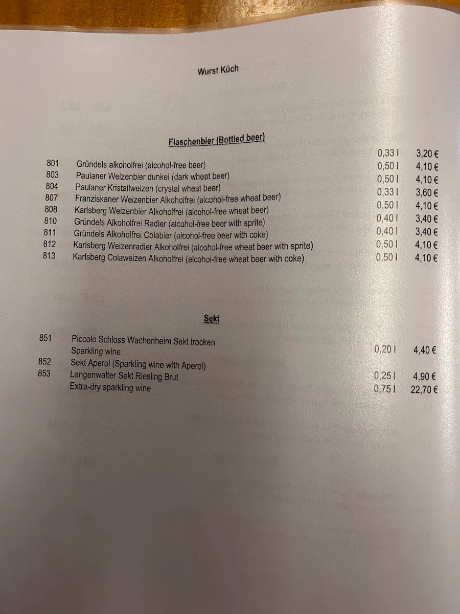 Speisekarte photo 2