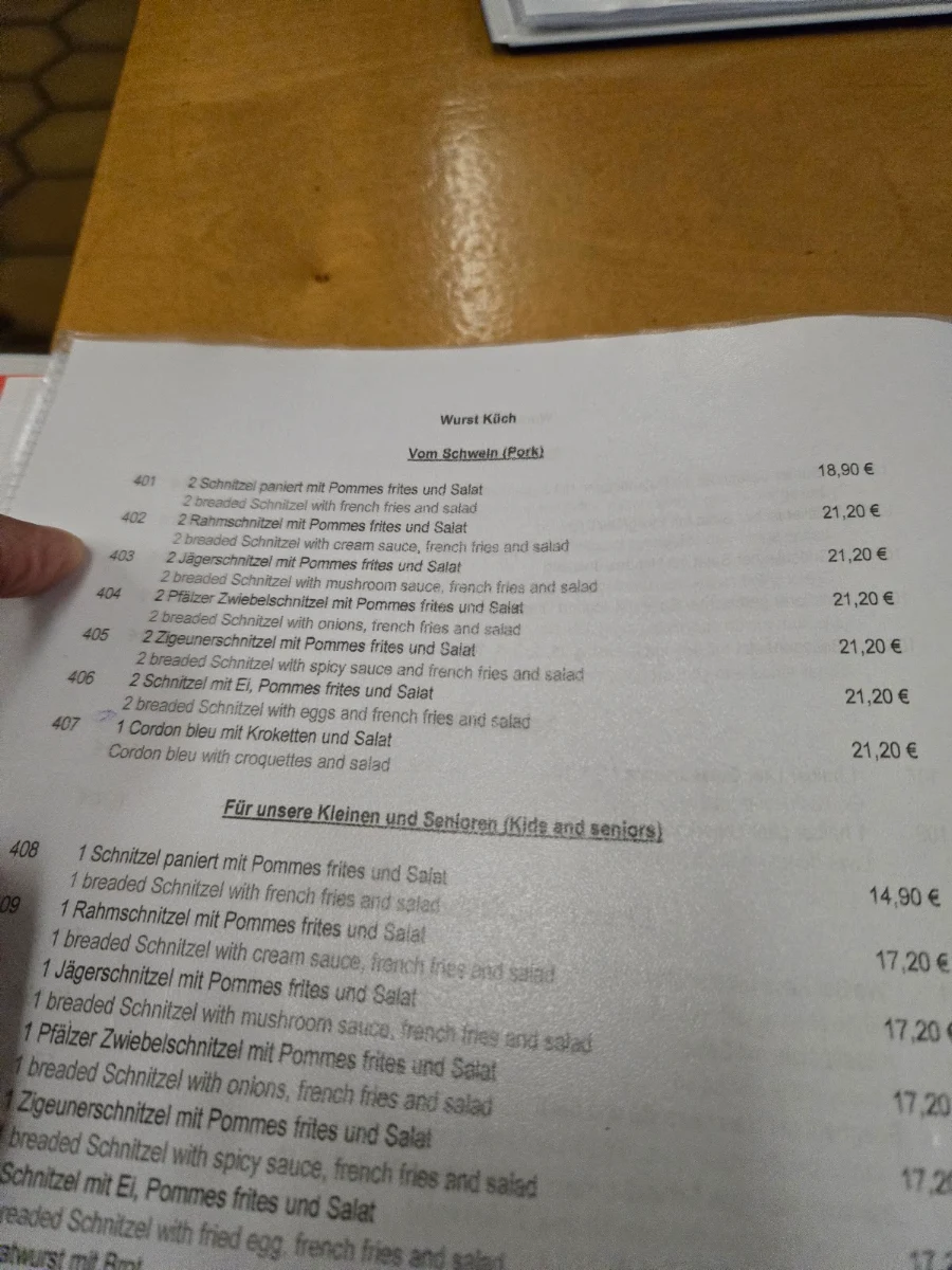 Speisekarte photo 5