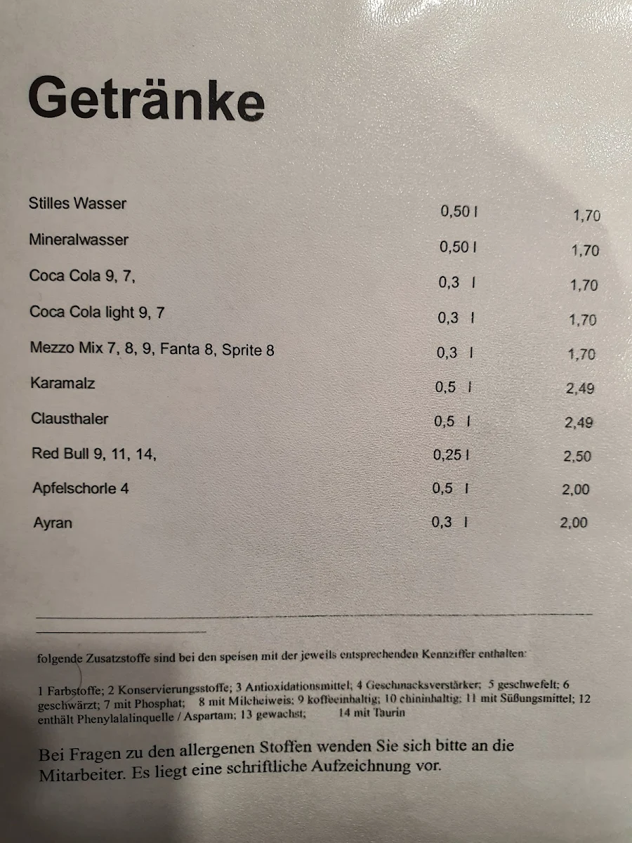 Speisekarte photo 4