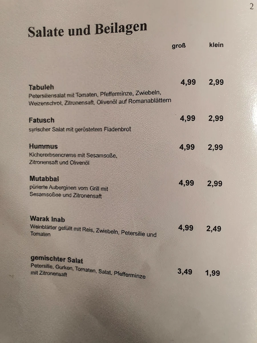 Speisekarte photo 5