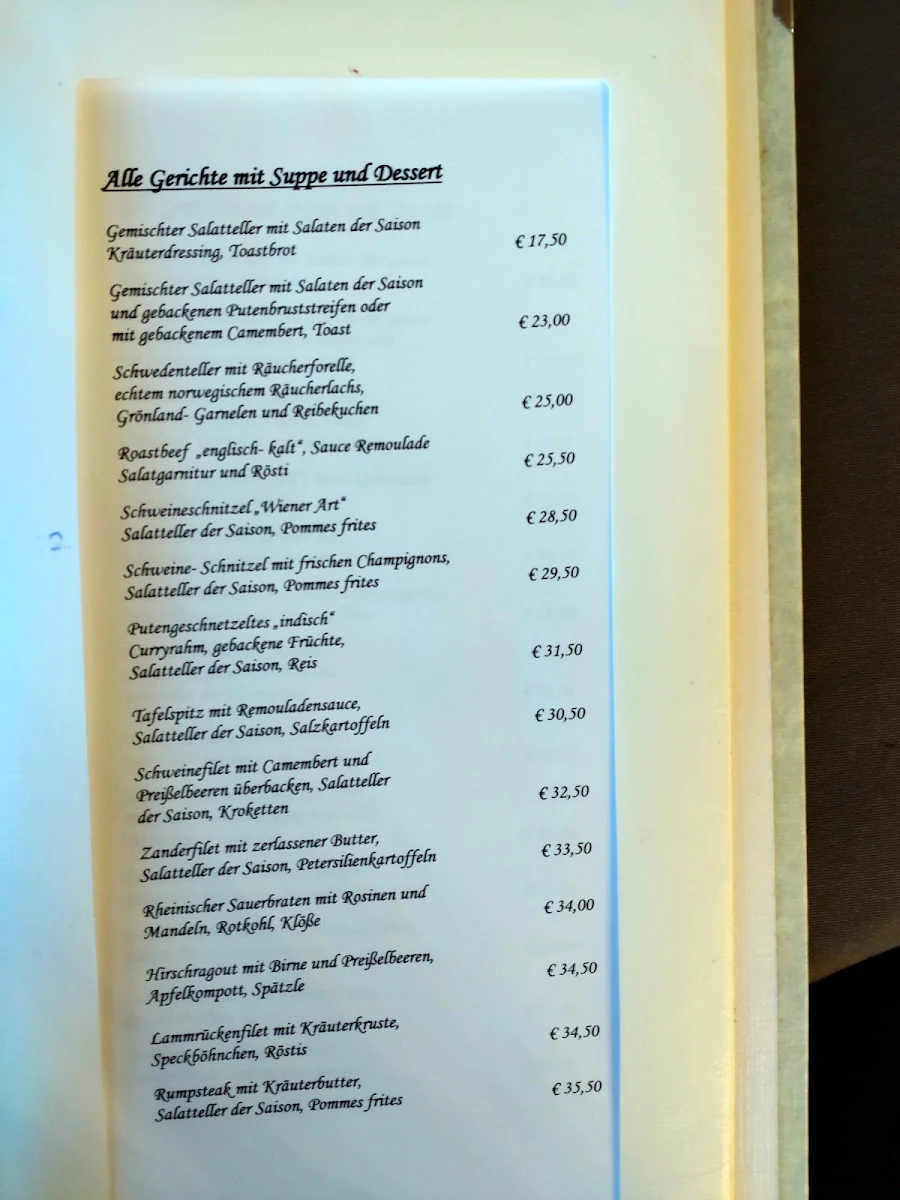 Speisekarte photo 1