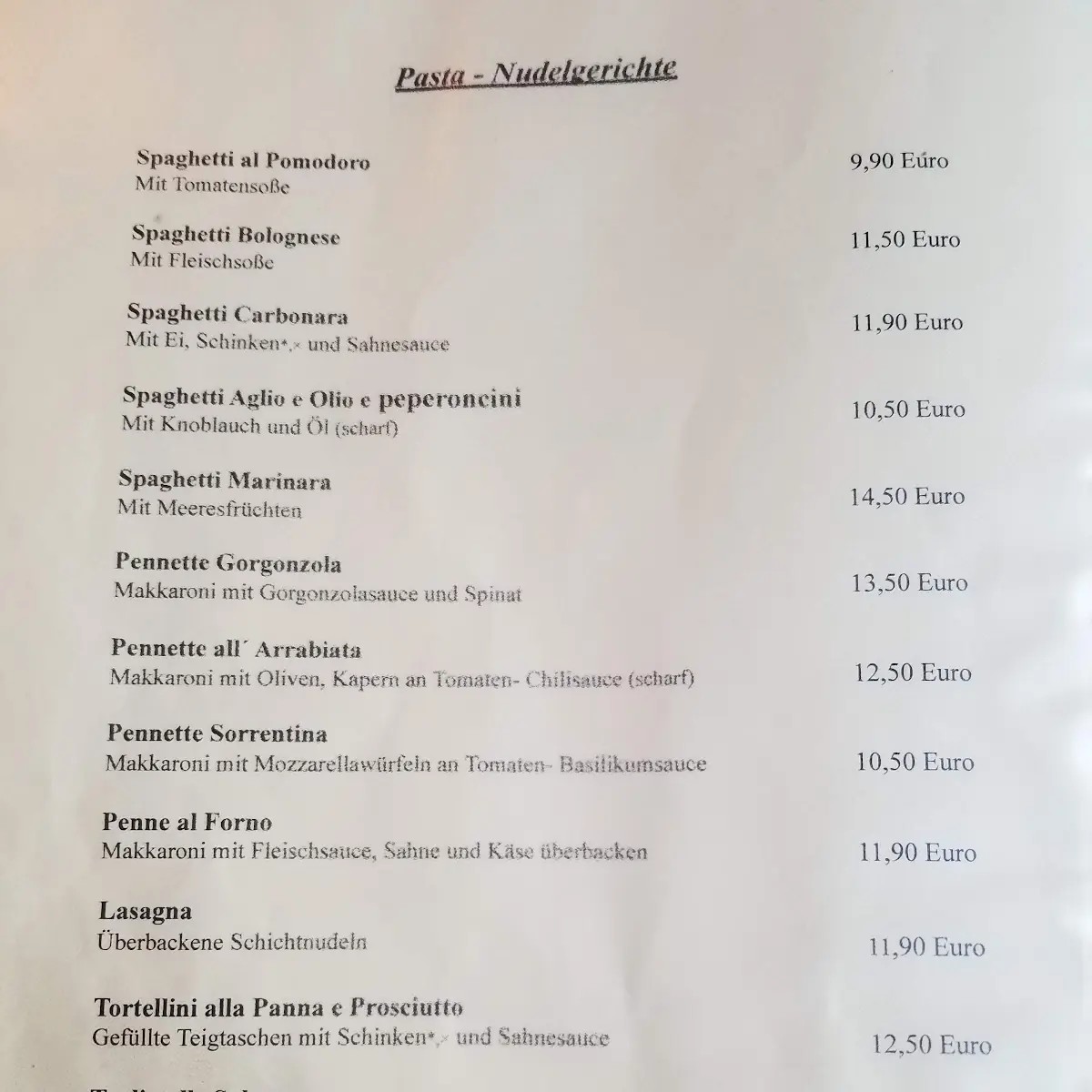 Speisekarte photo 3