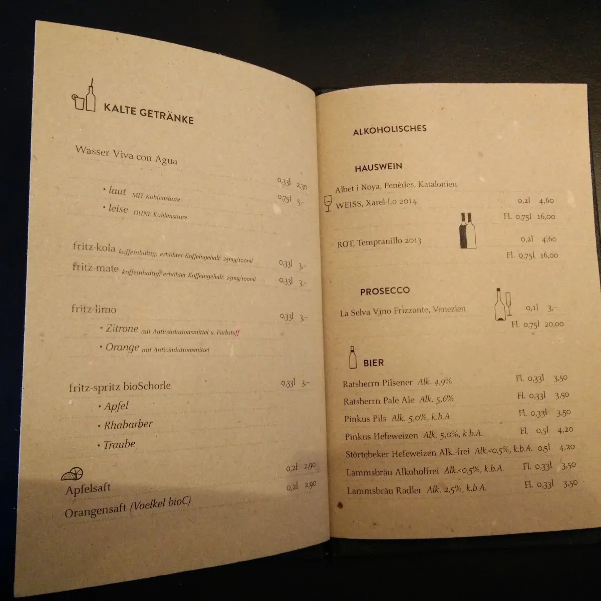 Speisekarte photo 5