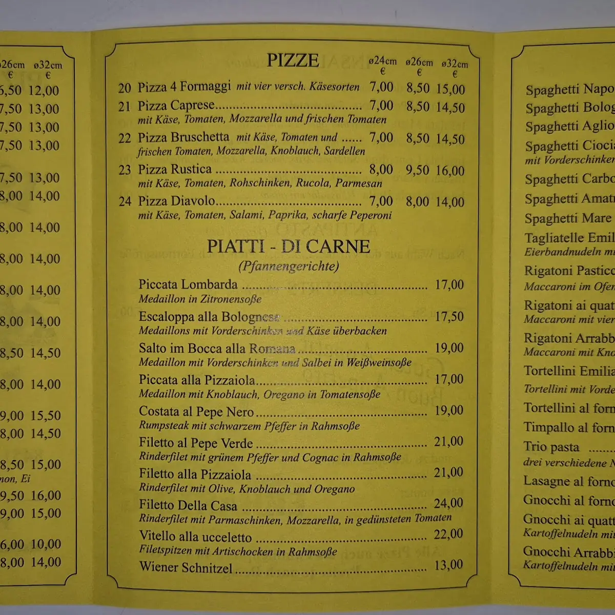 Speisekarte photo 5
