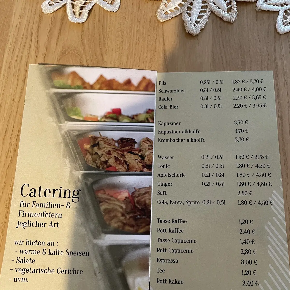 Speisekarte photo 1