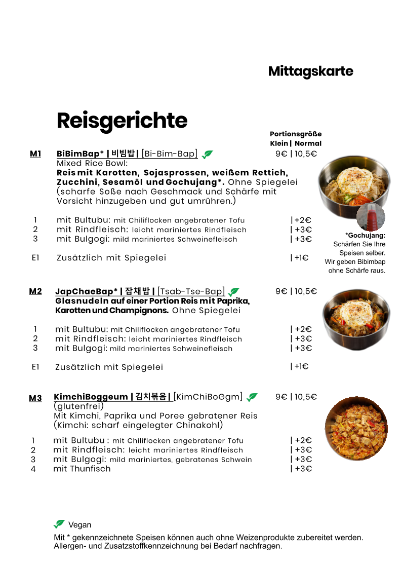 Speisekarte photo 3