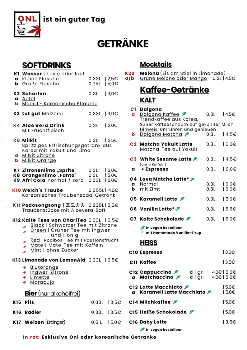 Speisekarte photo 5