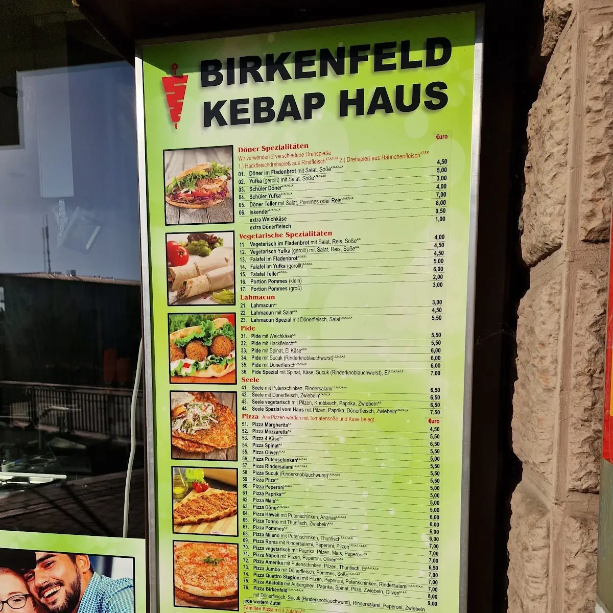 Speisekarte, Stern Kebap